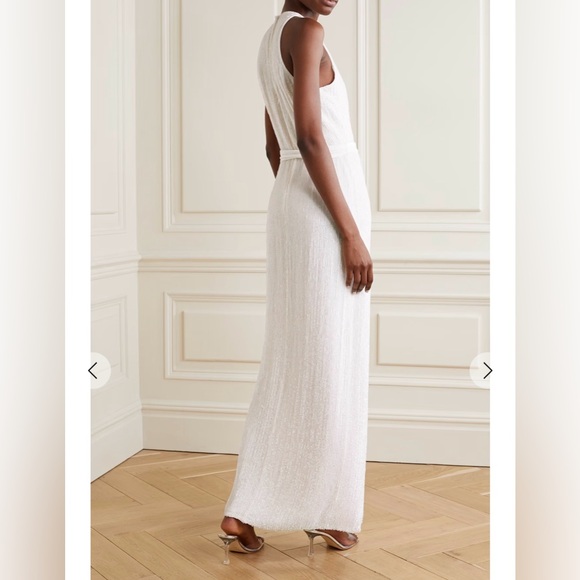 Retrofete Tilly belted sequined maxi dress - Picture 3 of 12